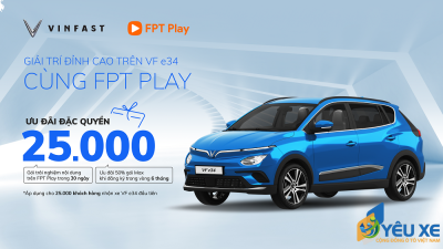 Khám phá kho giải trí đa dạng nội dung trong ứng dụng FPT Play trên VinFast VF e34